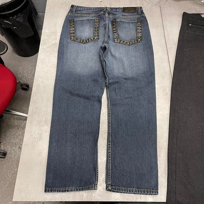 Blue NBN Gear jeans W38L32