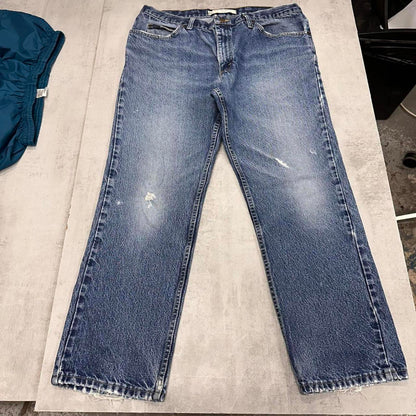 Blue Lee Jeans W36L29 denim 90s style skater pants