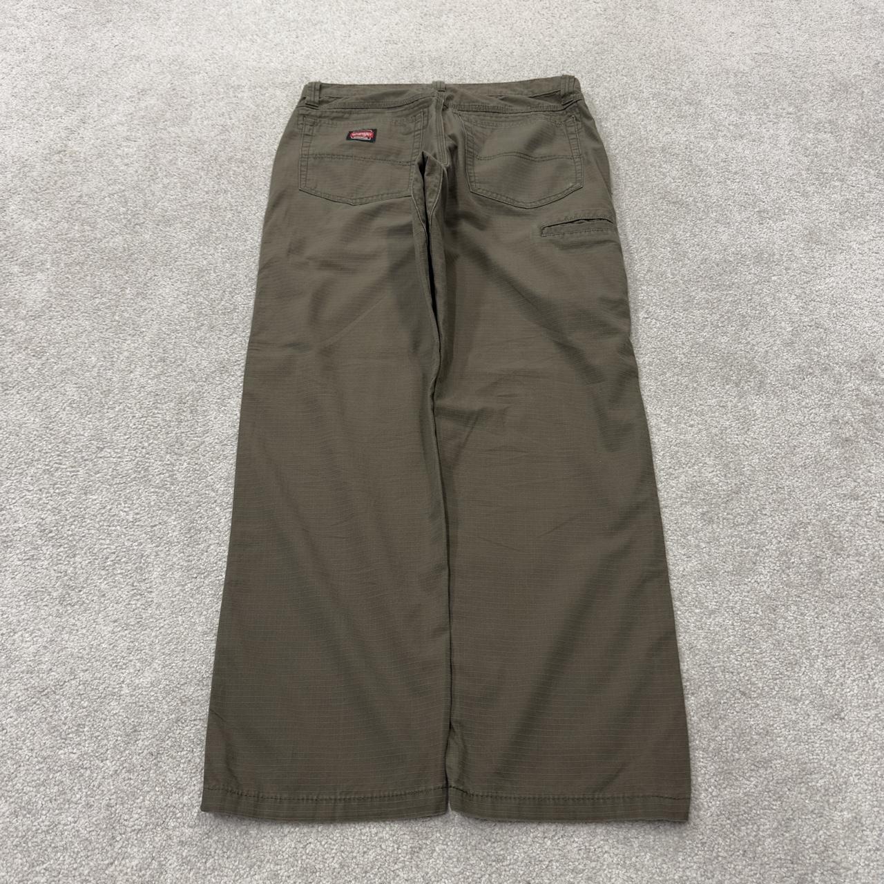 Wrangler carpenter pants y2k green Loose straight leg skater style workwear utility pants
