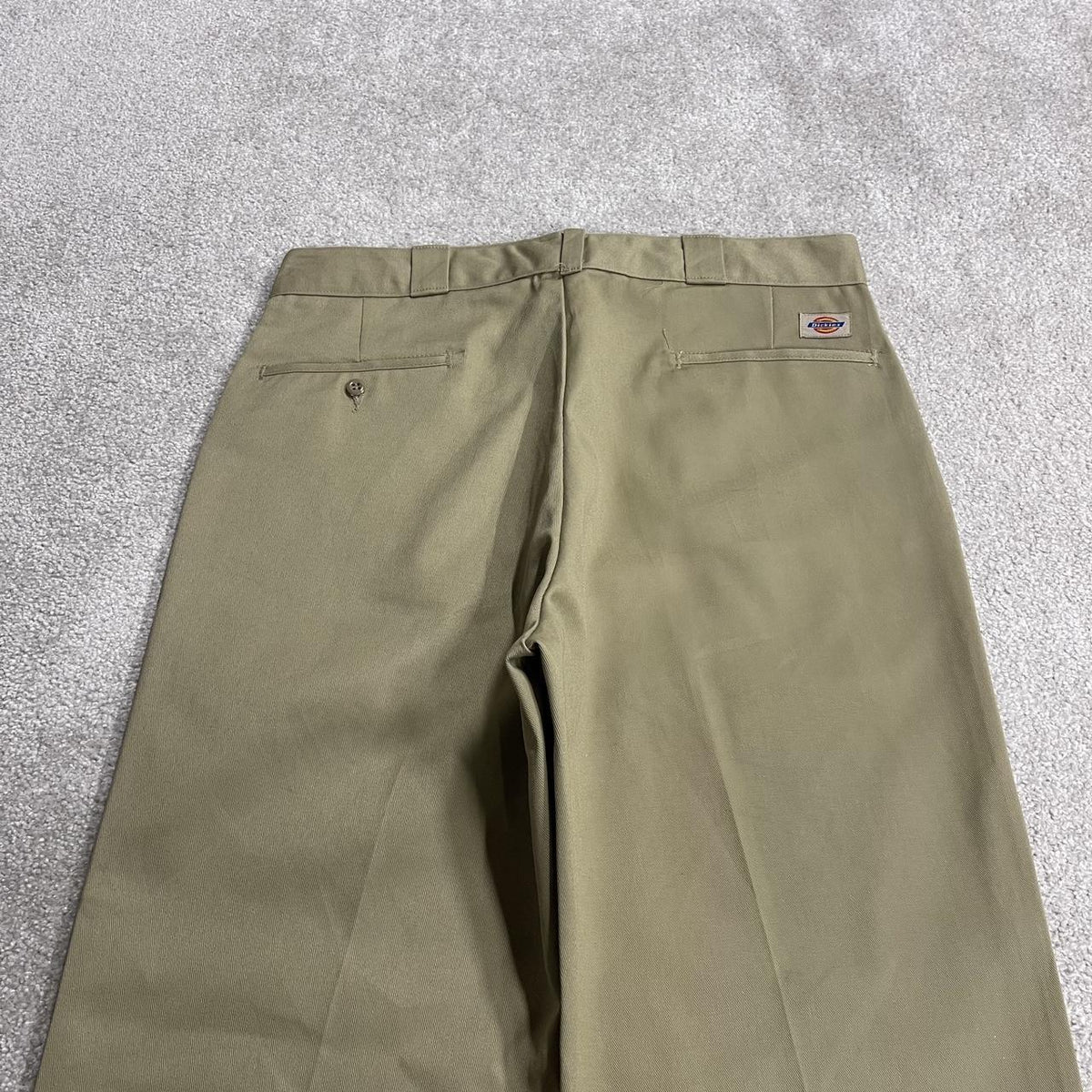 Vintage Dickies 874 work pants y2k khaki Original fit chino surf skate style trousers