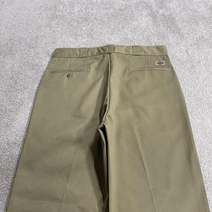 Vintage Dickies 874 work pants y2k khaki Original fit chino surf skate style trousers
