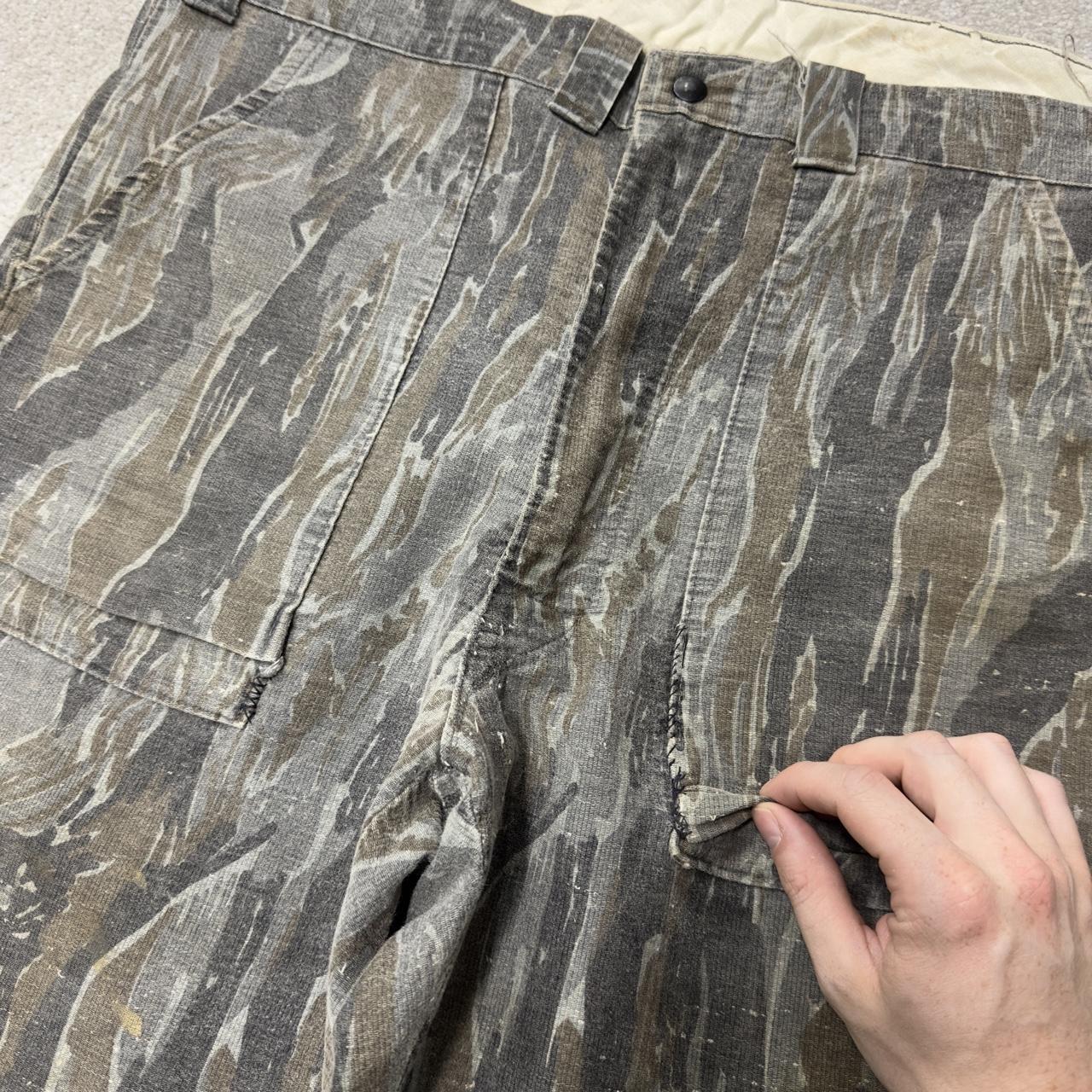 Vintage camouflage jeans y2k loose khaki Realtree camo loose leg hunting pants