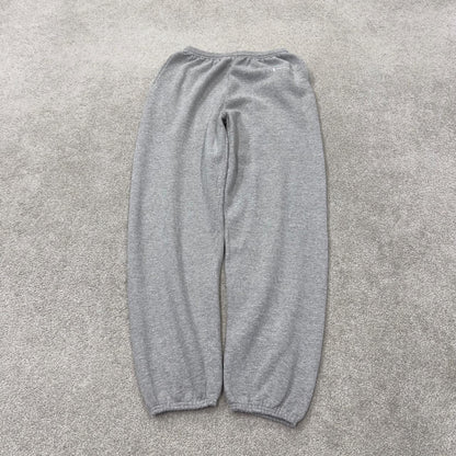 Y2K Champion grey casual sweatpants joggers Loose 2000s style jogging bottoms