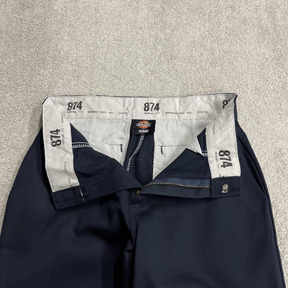 Y2K Dickies 874 work pants navy original fit straight leg chino skater style trousers