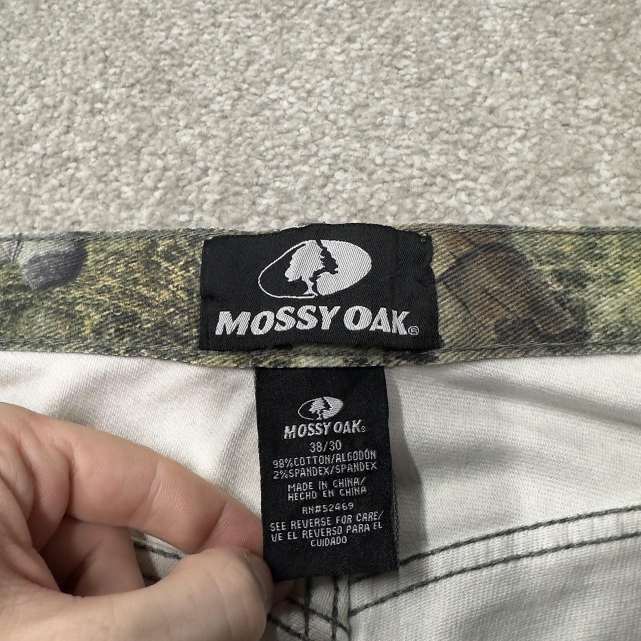 Y2K Mossy Oak camo jeans khaki green Straight leg stretch tree camouflage pants
