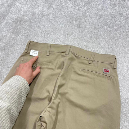 Vintage Red Kap baggy pants W34L34 beige loose baggy y2k 90s chino style skate trousers