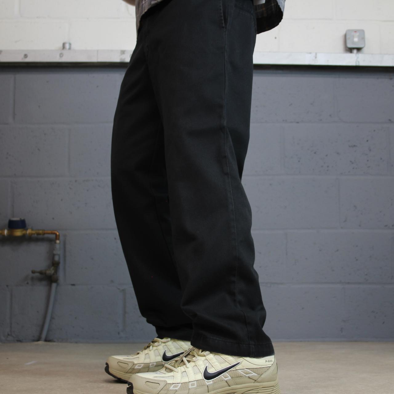 Dickies slim straight chino pants black W32L32 Straight leg twill chino style skate work trousers