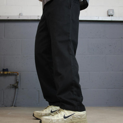 Dickies slim straight chino pants black W32L32 Straight leg twill chino style skate work trousers