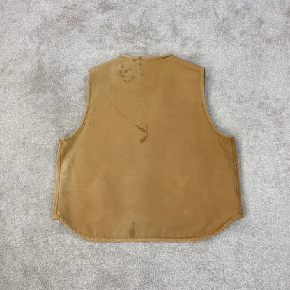 Tan vintage Carhartt Gilet XXL
