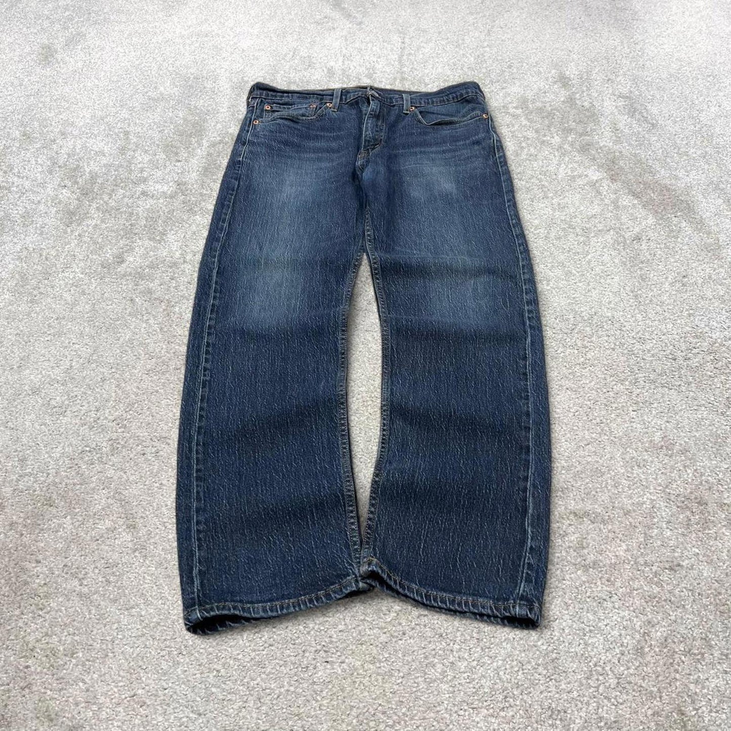 Vintage y2k Levi's 505 jeans blue Straight leg denim workwear trousers