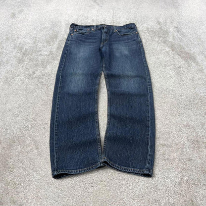 Vintage y2k Levi's 505 jeans blue Straight leg denim workwear trousers
