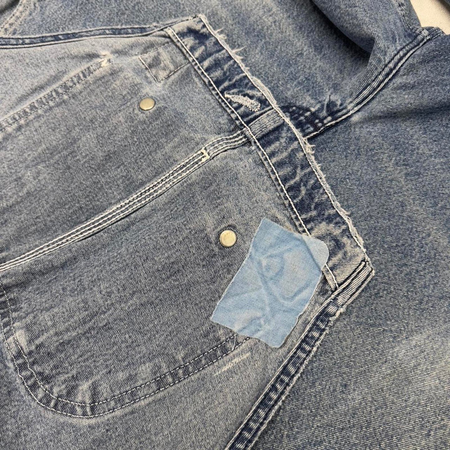 Blue Carhartt dungarees W38L30 mens denim overalls utility worker