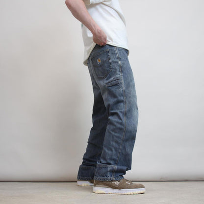 Blue Carhartt carpenter jeans W36 L32 Relaxed fit denim work skate jeans