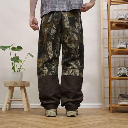 Vintage wrangler pro gear Realtree camo jeans Straight leg camouflage utility combat trousers
