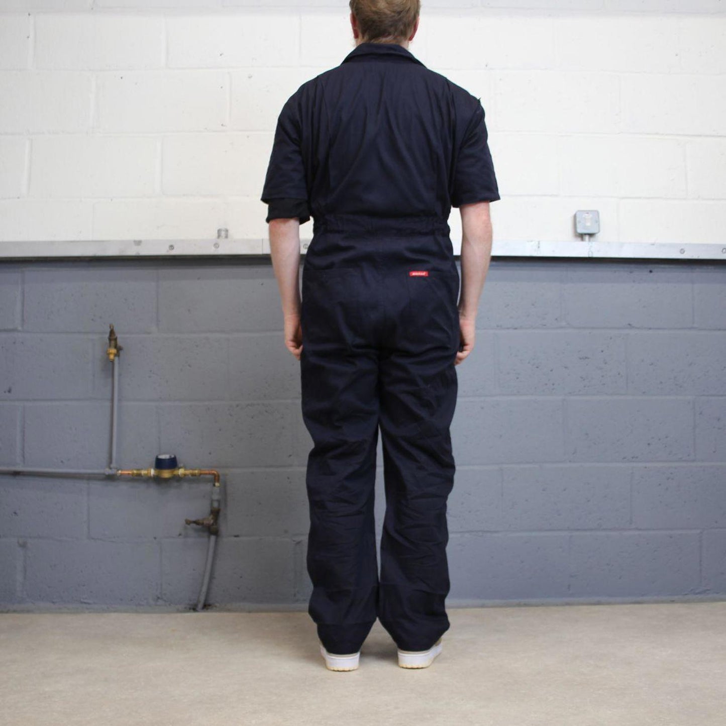 Y2k Dickies boilersuit workwear coveralls navy Short sleeve work jumpsuit overalls