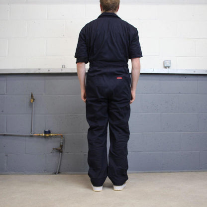 Y2k Dickies boilersuit workwear coveralls navy Short sleeve work jumpsuit overalls