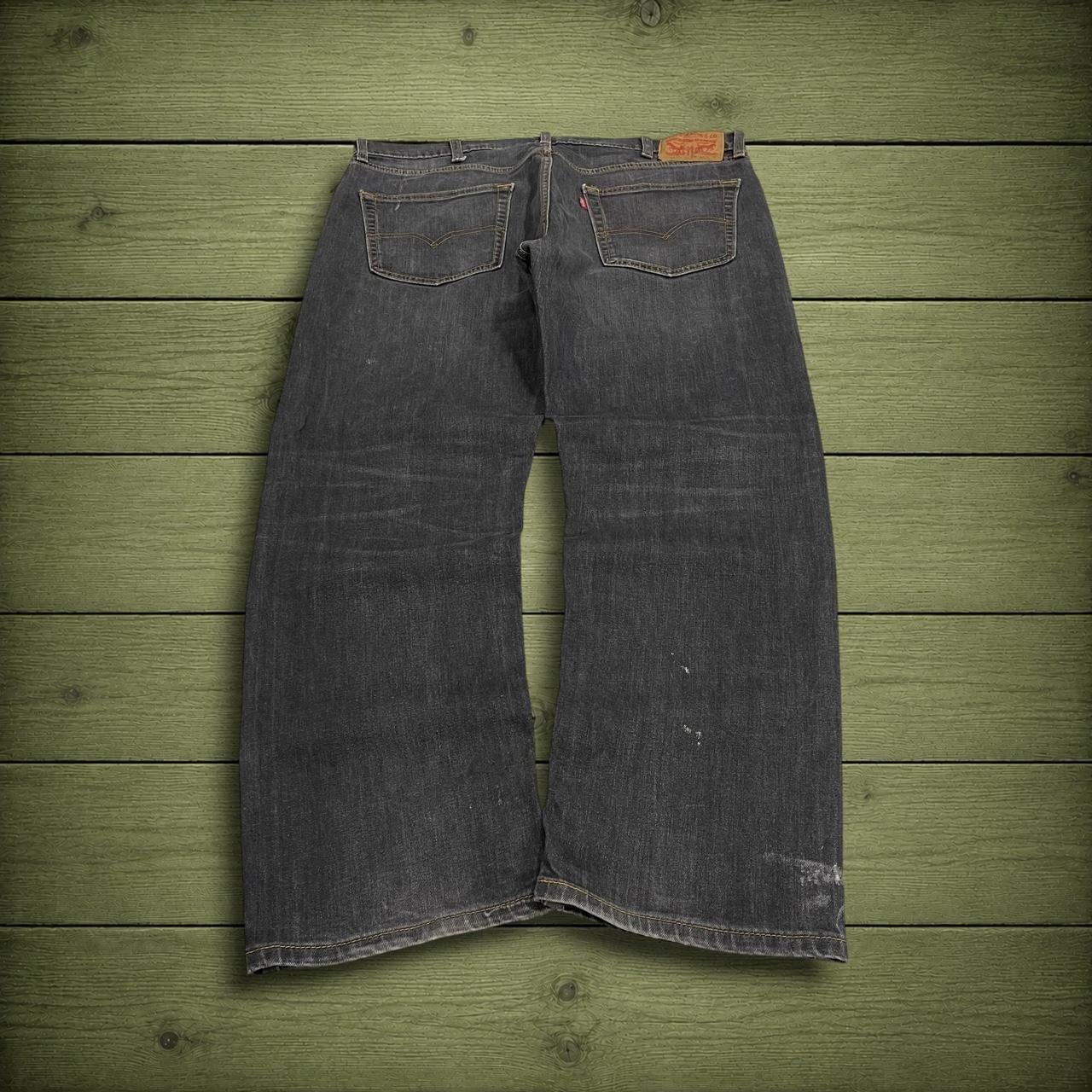 Y2K Levi’s 505 jeans straight leg washed black / grey Straight fit 5 pocket pants belt loops