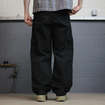 Wrangler cargo pants loose y2k black W36L32 Loose straight leg skater work pants