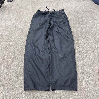 Y2K Starter tracksuit bottoms loose grey Small Loose leg lined casual track pants