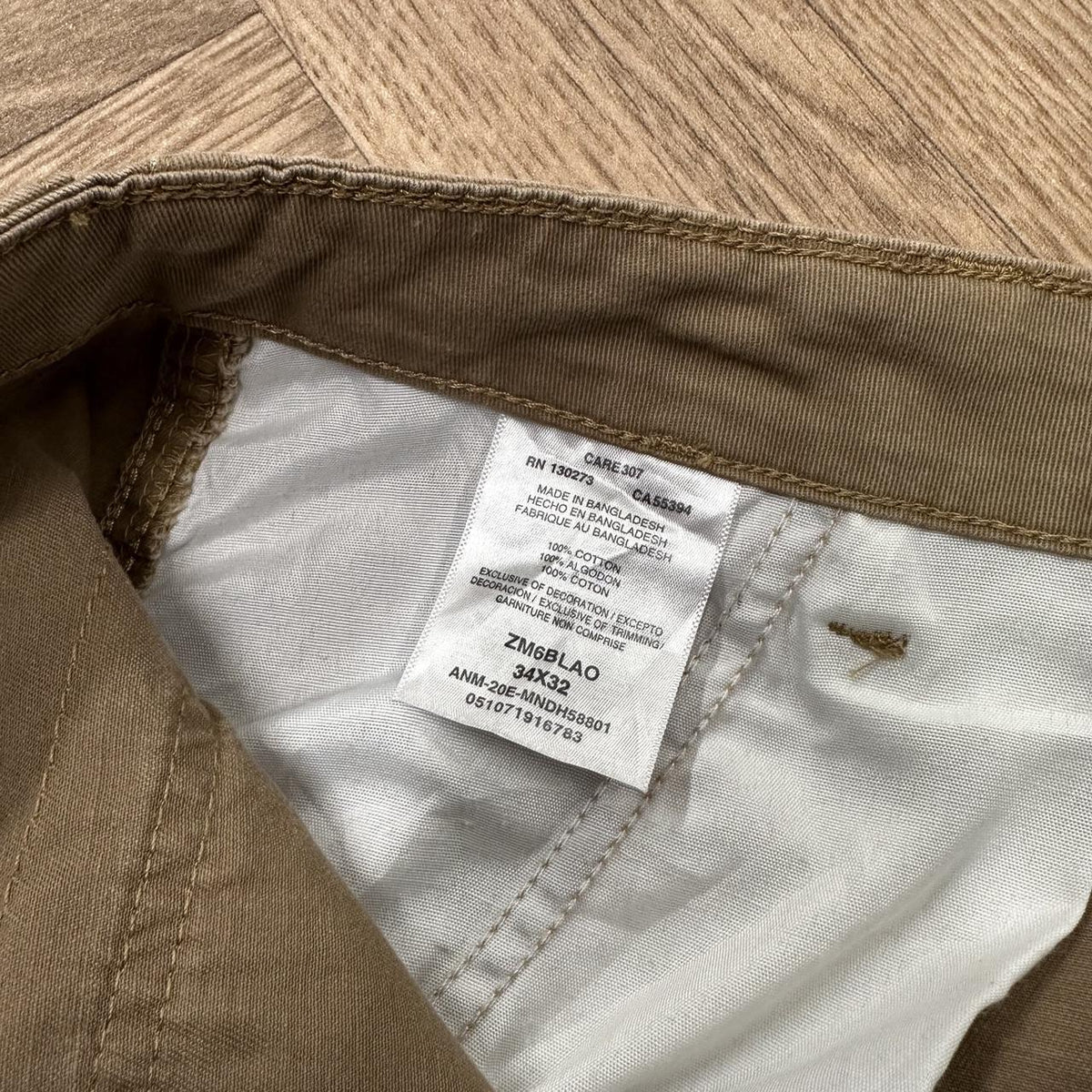Y2K Wrangler cargo pants tan Loose straight utility workwear skater trousers