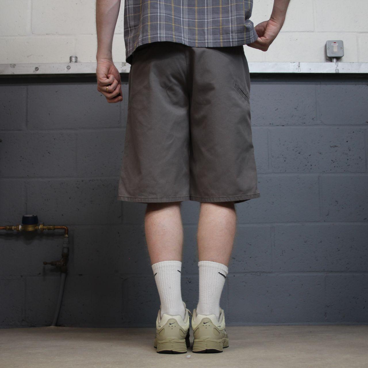 Dickies carpenter chino shorts loose grey Twill chino skater style shorts long leg