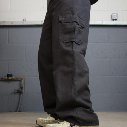 Dickies cargo utility pants W34L32 grey loose leg Chino skate work trousers