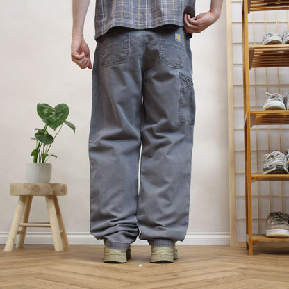 Carhartt carpenter jeans y2k relaxed fit Loose utility workwear skate cargo trousers