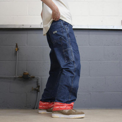 Blue Wrangler carpenter jeans W38L32 loose cargo 90s skater style pants