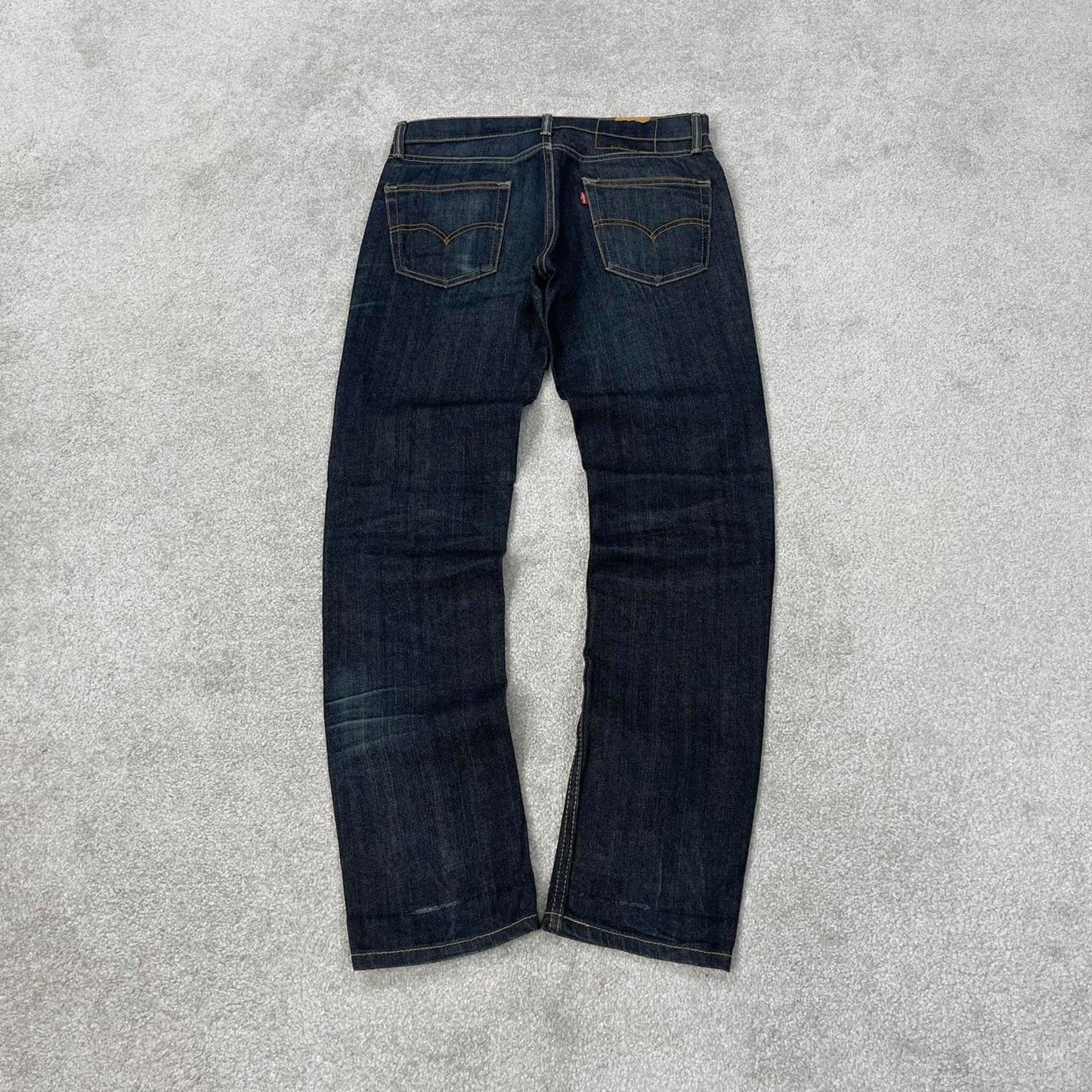 Indigo Blue Levis 511 jeans W30L32 y2k 90s style 5 pocket denim pants slim straight fit
