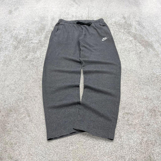 Vintage y2k Nike tracksuit bottoms grey Floaty lightweight swoosh logo gym jogger sweatpants