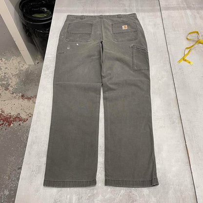 Carhartt carpenter pants W38 L34 grey Loose relaxed fit skate pants