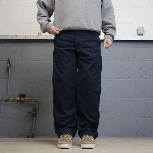 Dickies 874 skater work pants navy loose straight original fit chino style skate trousers