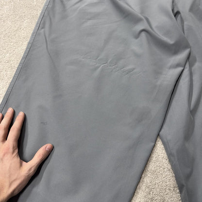 Y2K champion tracksuit bottoms grey XXL Wide leg 2000s style mesh lined track pants