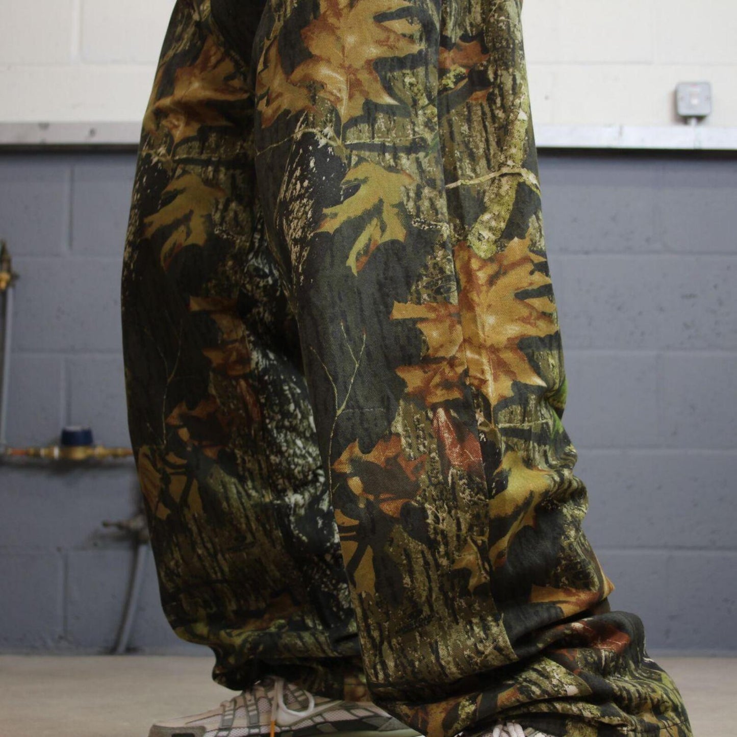 Mossy Oak camo jeans loose green Denim Break Up tree camouflage hunting pants
