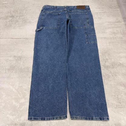 Baggy Lee carpenter jeans W38L30 blue denim skater style carpenters
