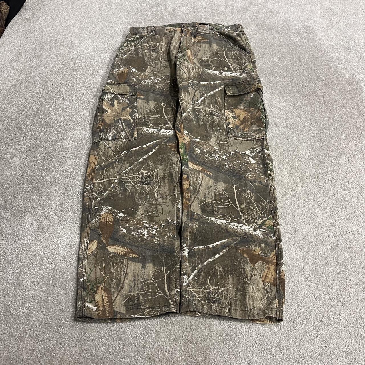 King's Camo Realtree camo cargo pants Y2K khaki M Realtree Edge camouflage pattern trousers