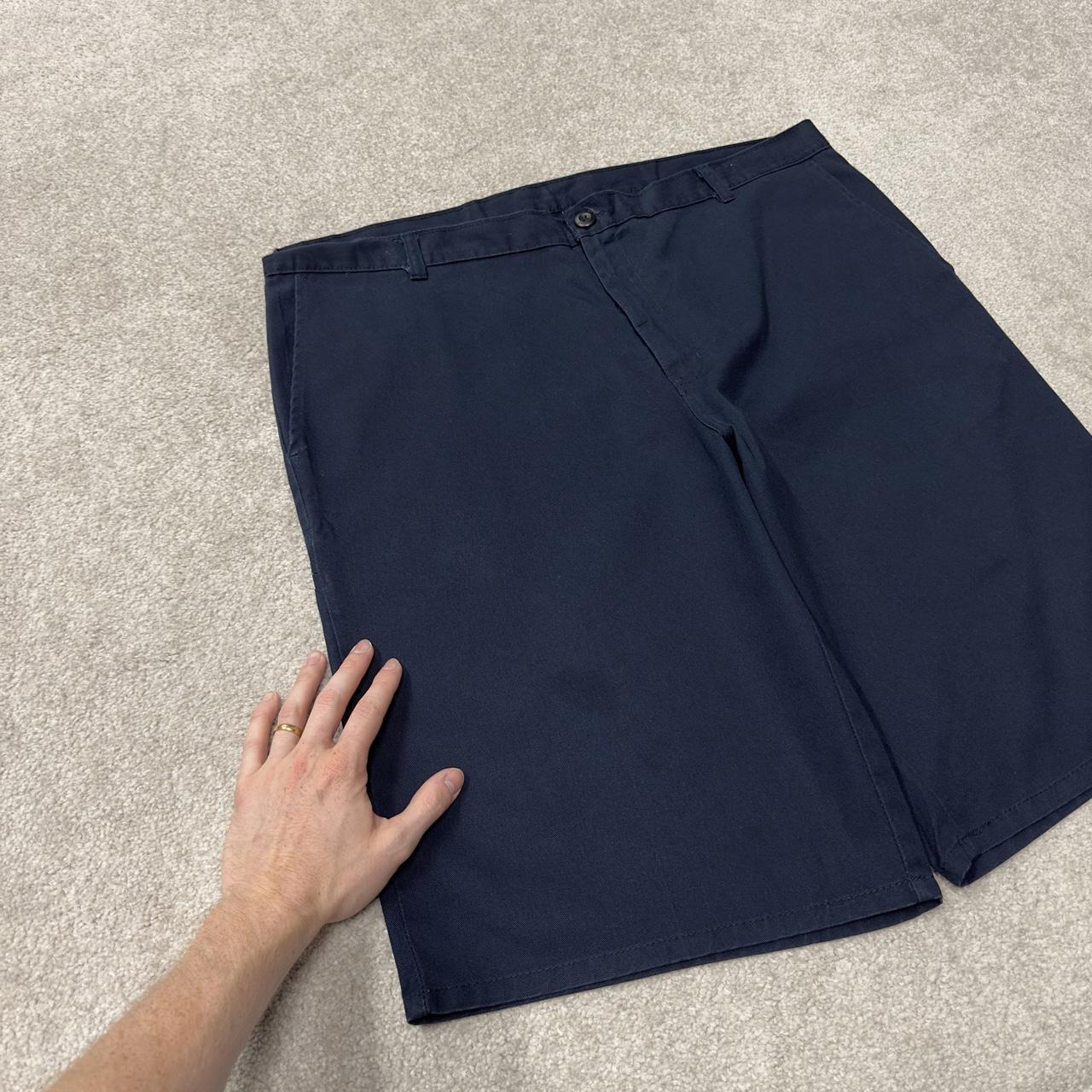 Dickies baggy carpenter shorts y2k navy Wide leg chino summer festival shorts