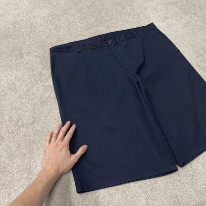 Dickies baggy carpenter shorts y2k navy Wide leg chino summer festival shorts