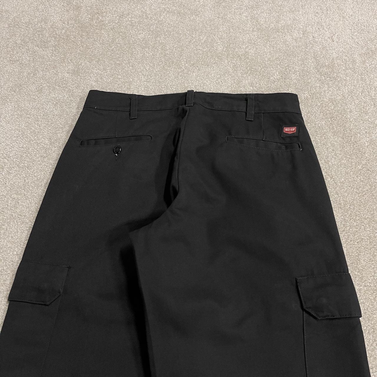 Red Kap vintage cargo pants y2k black Loose chino style skate work trousers