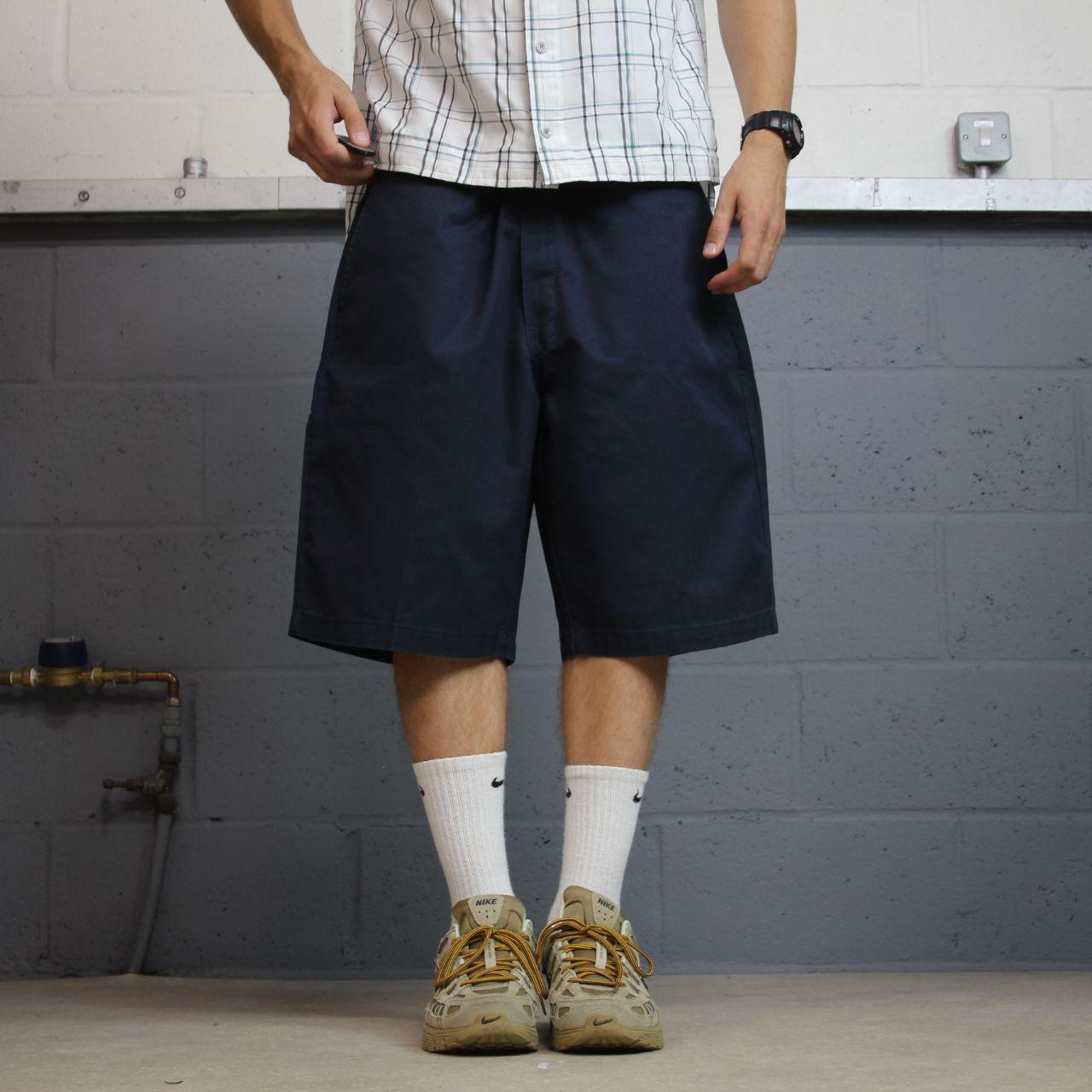 Dickies baggy shorts carpenter y2k skater navy Loose wide leg chino summer festival shorts