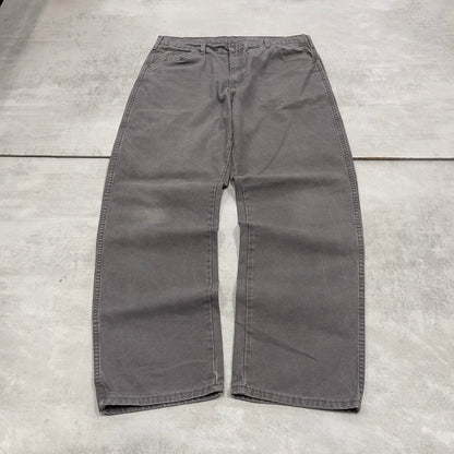 Baggy Dickies carpenter jeans W36L32 90s skate style grey canvasy cargos