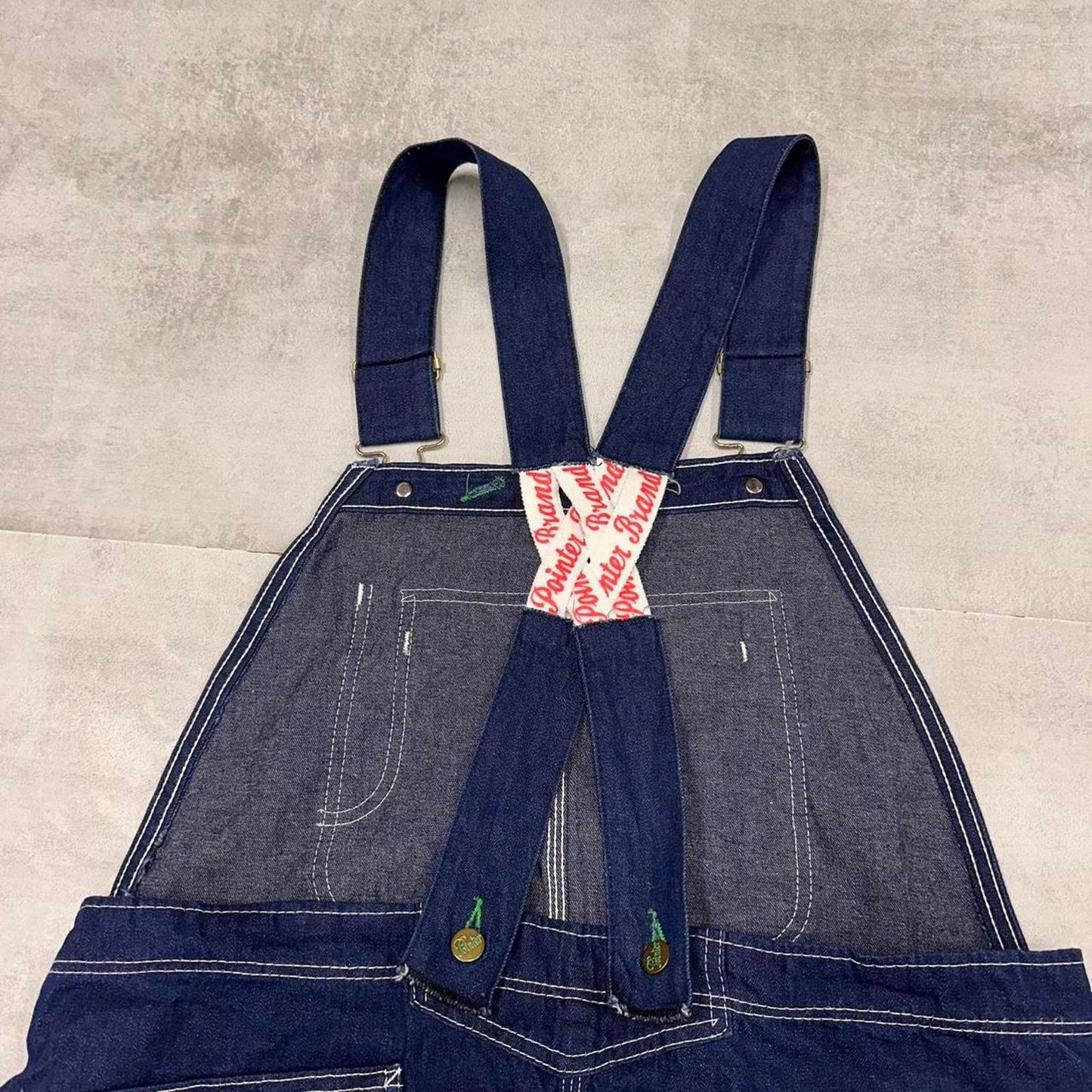 Vintage Pointer overalls W40 L34 blue baggy mens denim dungarees