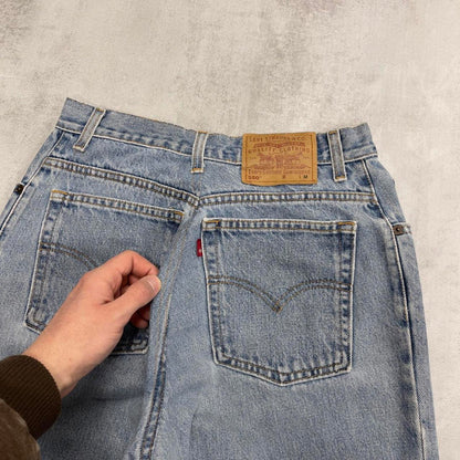 Blue Levi's 550 jeans W28L31 denim 90s style red tab logo jeans