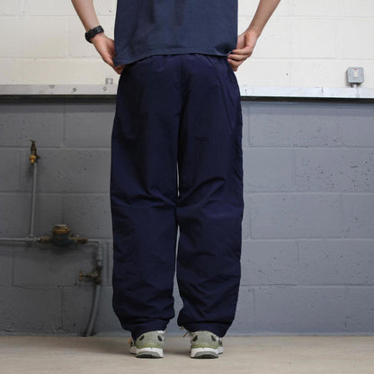 Baggy Fila Trackies XXL Navy loose Y2K floaty joggers embroidered logo