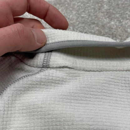 00s Columbia technical fleece XL women's white y2k style full zip up autumn casual outdoors hiking