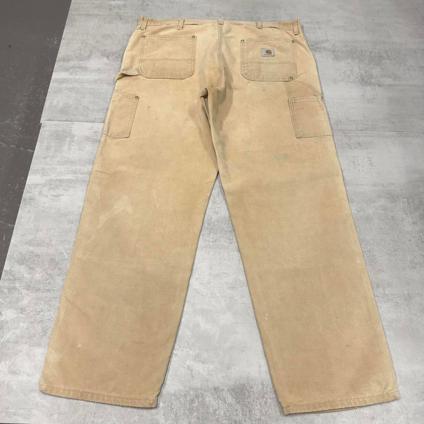 Baggy Carhartt double knee carpenter jeans W40L32 thick canvas heavy cargos wide leg