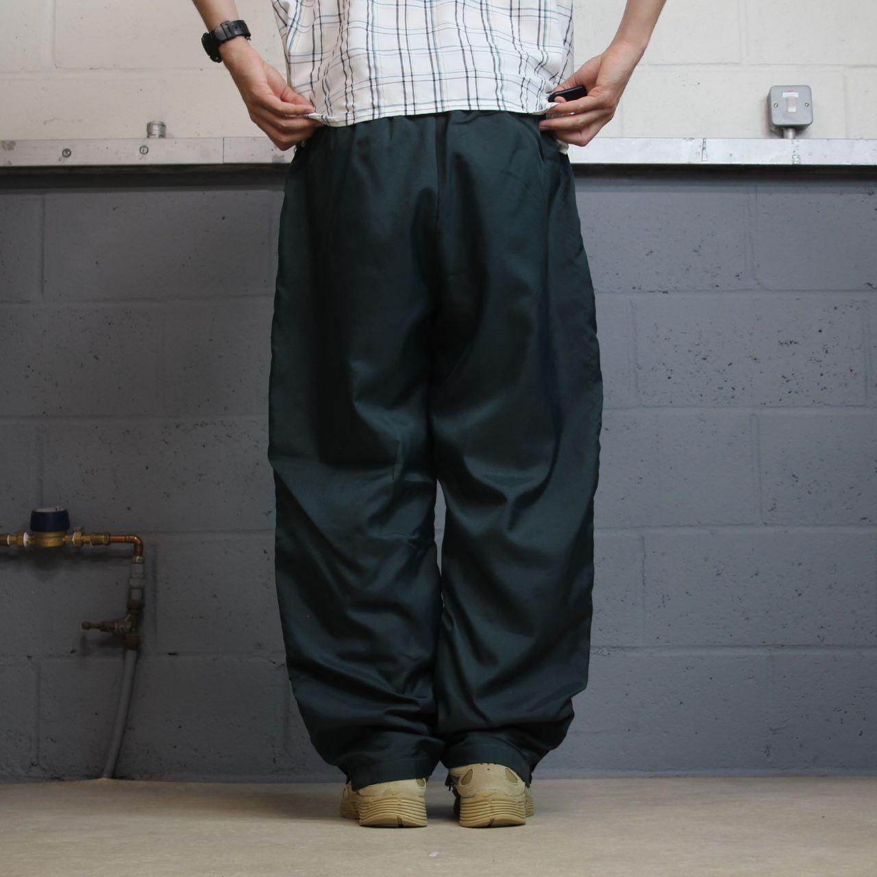 Vintage Y2K Reebok tracksuit bottoms green XL Loose floaty lined track pants