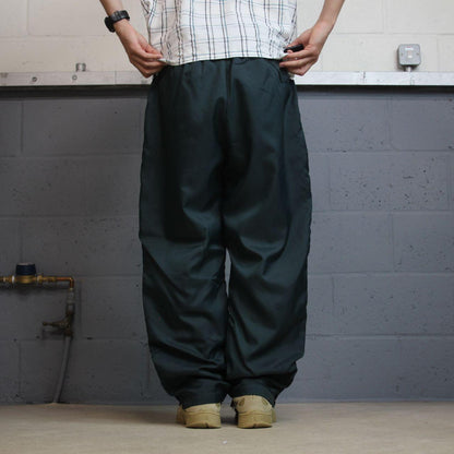 Vintage Y2K Reebok tracksuit bottoms green XL Loose floaty lined track pants