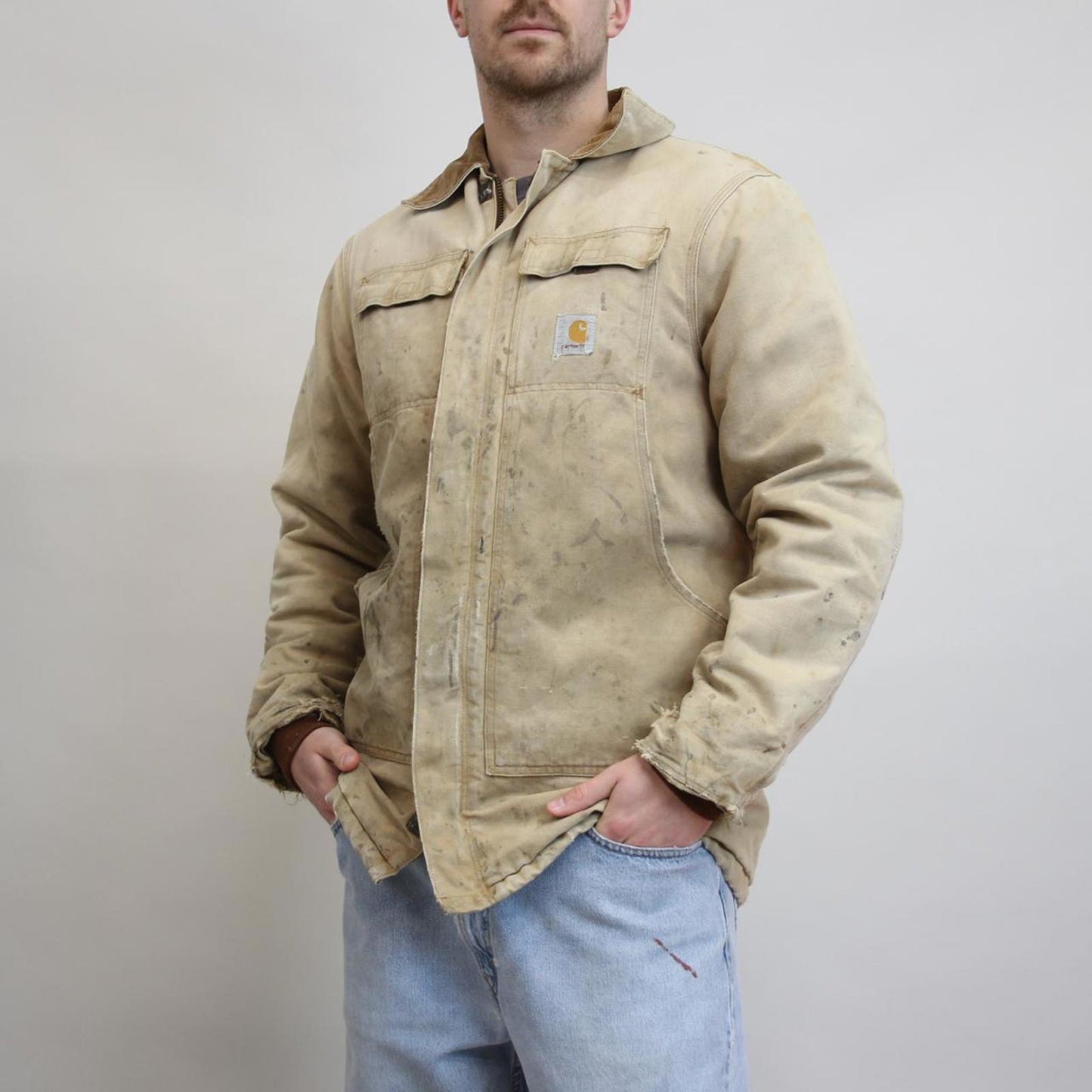 Vintage Carhartt jacket XL padded canvas arctic chore coat American workwear