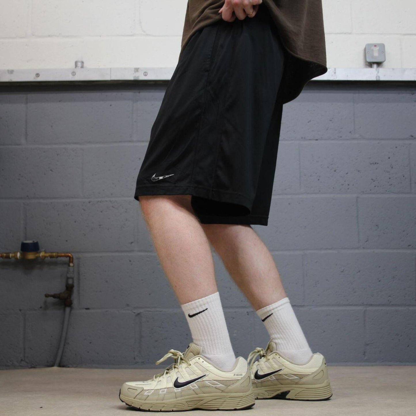 Nike sports shorts y2k loose black Casual style comfy loose floaty summer gym shorts